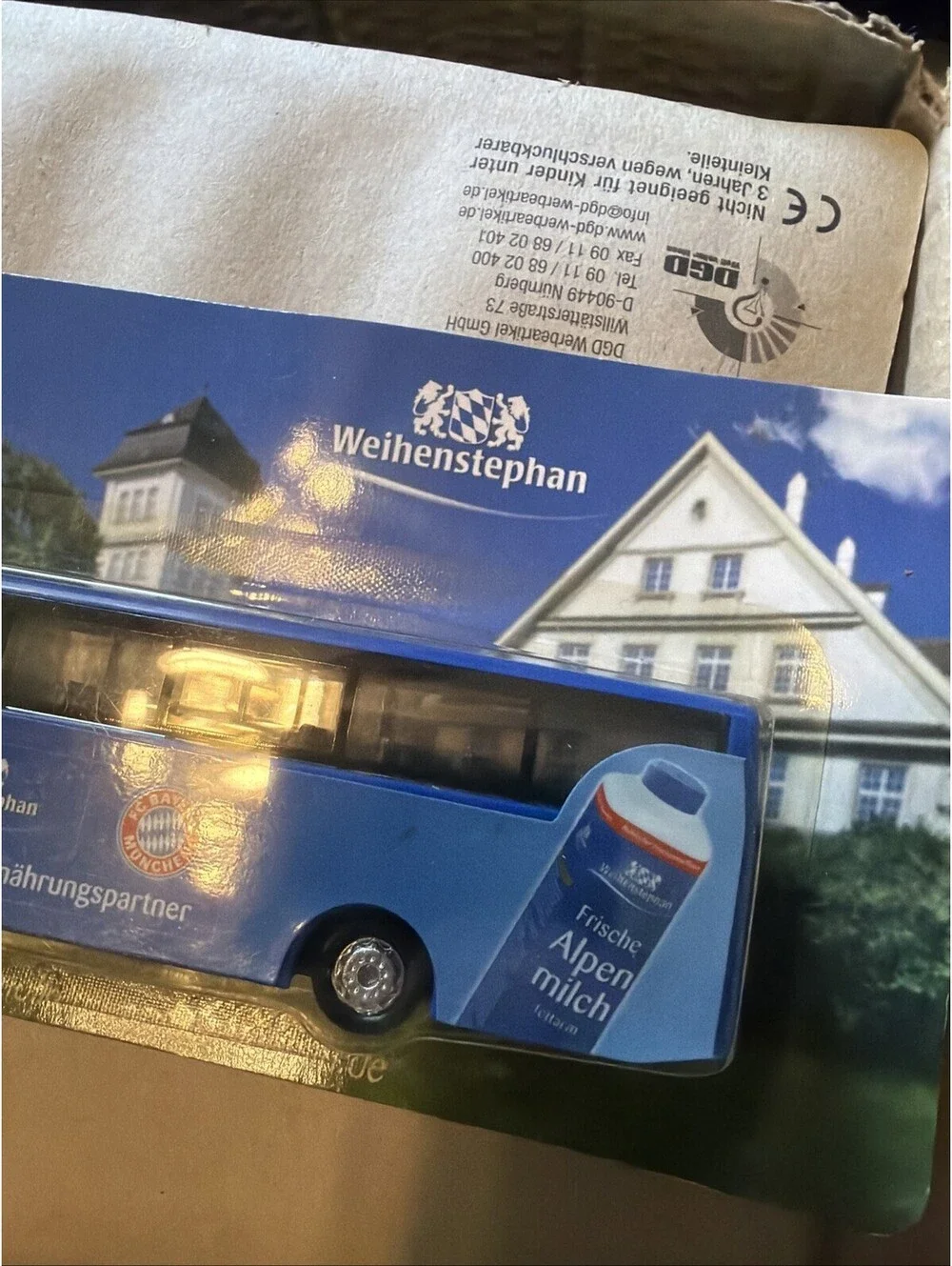HO 1/87 Scale DGD Weihenstephan Munich City Bus New Sealed Free Shipping